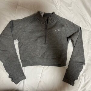AYBL Revive Seamless Crop 1/2 Zip Pullover